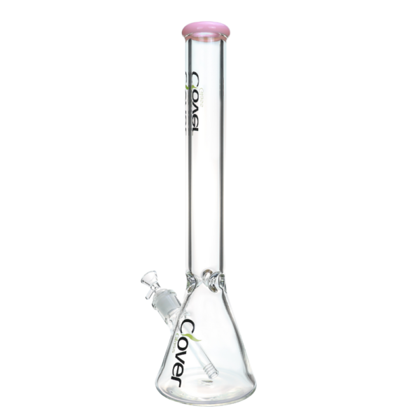 CLOVER 18 INCH 9MM BONG - PINK
