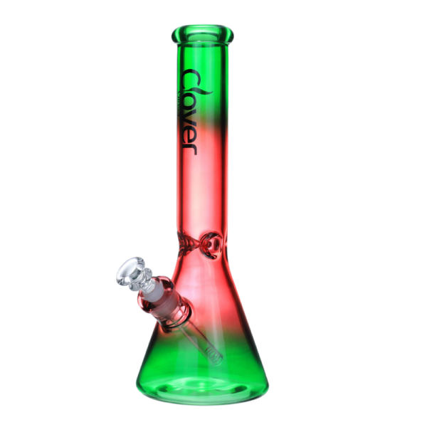 CLOVER 14 INCH 7 MM MULTI COLOURED BONG - E