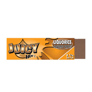 JUICY JAY'S 1¼ ROLLING PAPER - LIQUORICE (24 PACK)