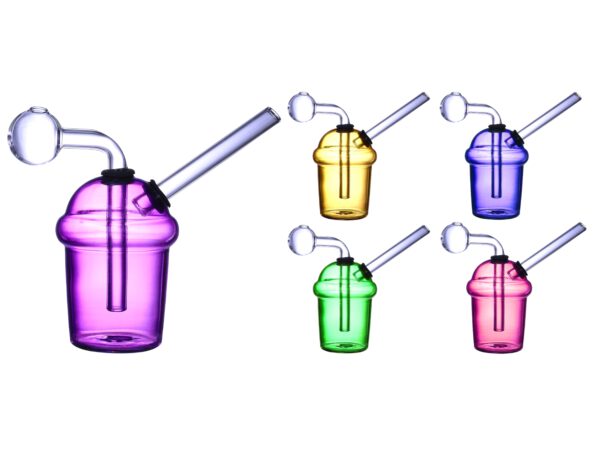 FRAPPUCCINO CUP BUBBLE BONG - YELLOW