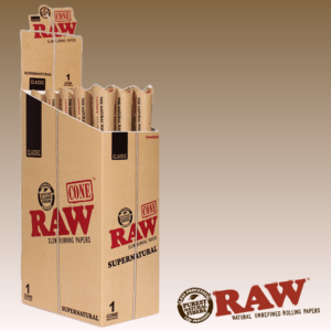 RAW SUPERNATURAL CONES, 15 CONES PER BOX